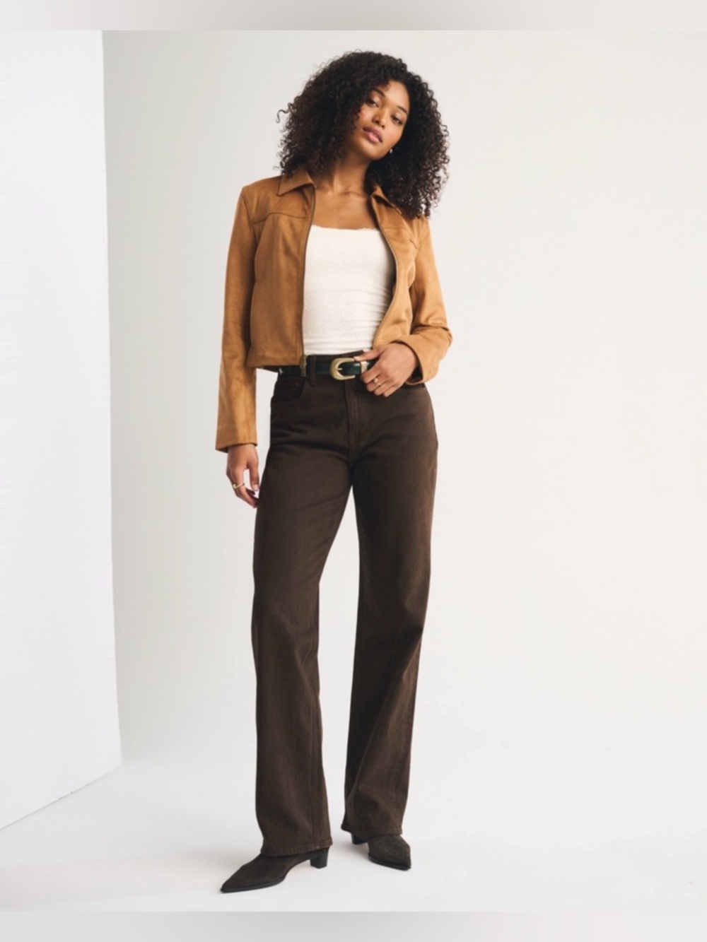 A&F Curve Love HR 90s Relaxed Jean